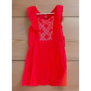 NWT Wrangler Ruffle Bandanna Dress Red White Sz XL GWD205R